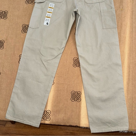 Carhartt NWT! Washed Duck Work Dungaree Original Fit Straight Leg Pant Size 34 - Picture 13 of 16